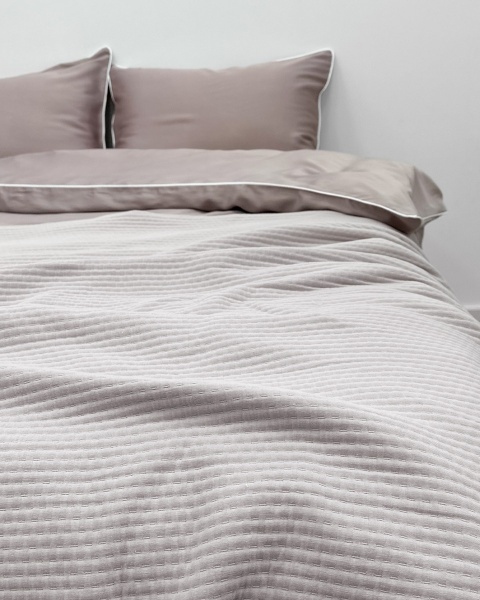 Покрывало-плед Cotton Pearl Grey