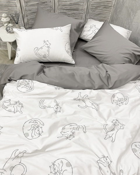 Детское постельное белье Lovely Cats Satin