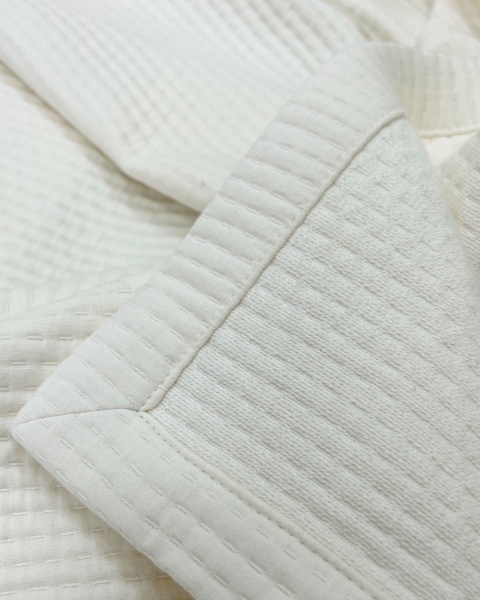 Покрывало-плед Cotton Ivory