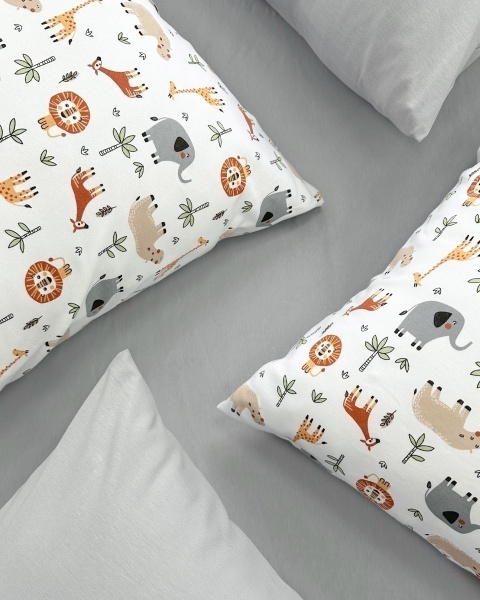 Детское белье трикотаж Africa с простыней на резинке