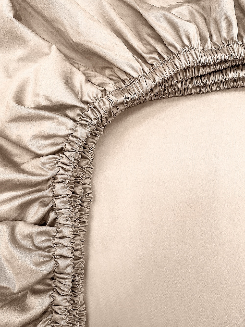 Простыня на резинке Duetto, Ecru Royal 90 x 200