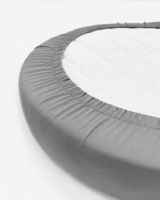 Простыня на резинке Трикотаж Stone для круглой кровати