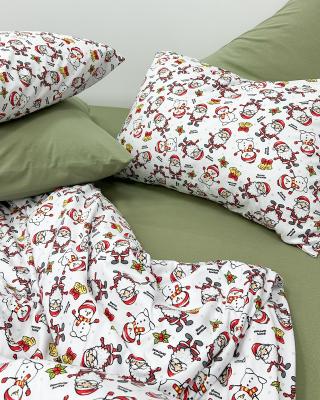 Постельное белье трикотаж Santa с простыней на резинке