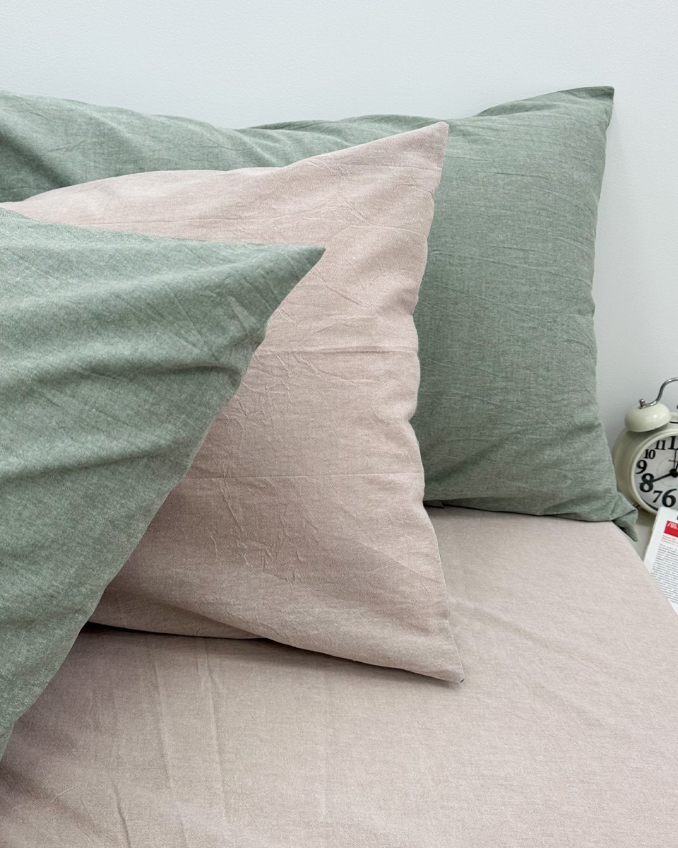 Наволочка Oliva-Safari, washed cotton 50 х 70