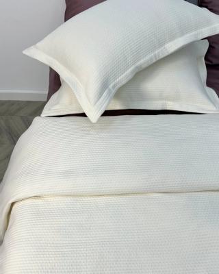 Cotton Ivory. Покрывало-плед 230х230