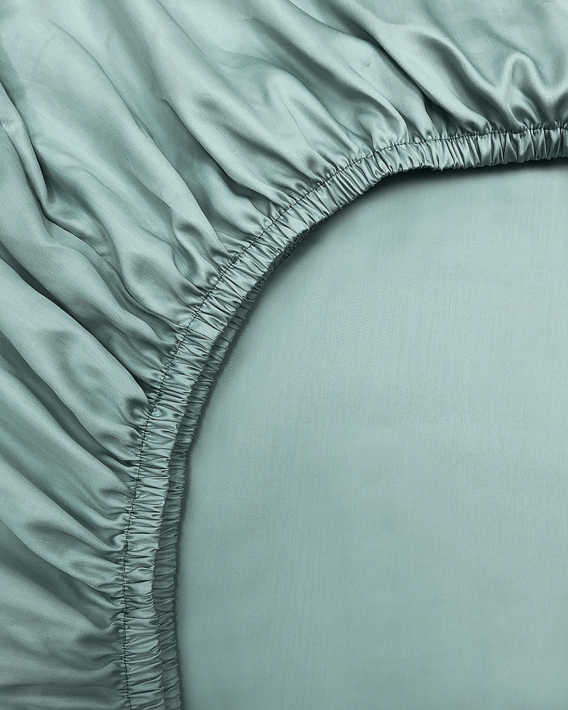 Простыня на резинке Tencel Fern 90 x 200