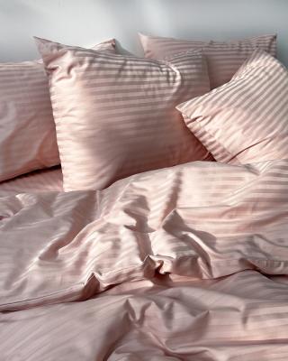 Постельное белье Stripe Salmon