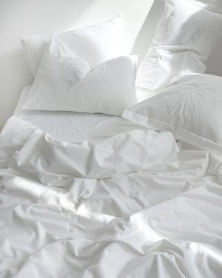 White, washed cotton. 1,5-сп.