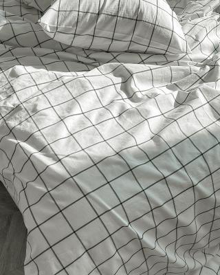 Пододеяльник Cozy White, washed cotton