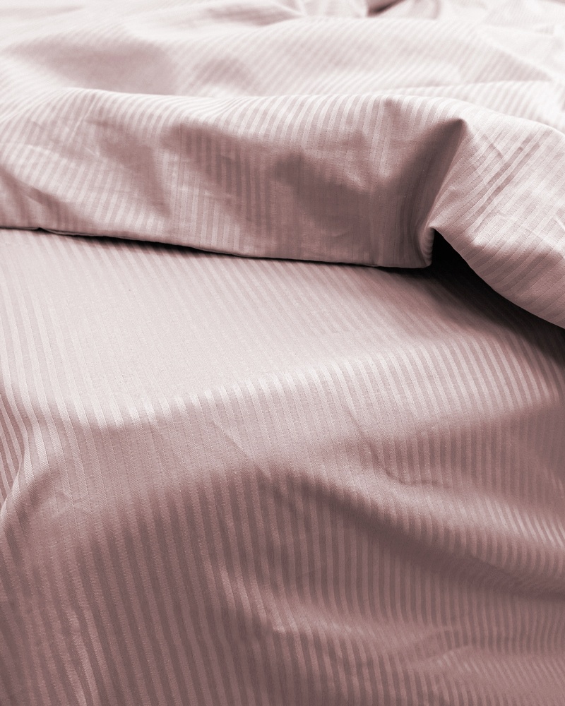 Простыня на резинке Пинки Страйп 90 x 200