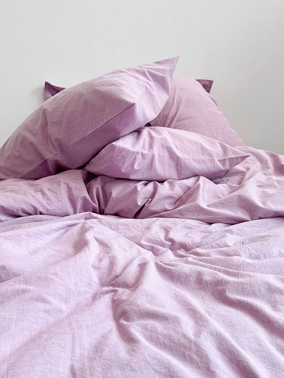 Постельное белье Berry Yogurt, washed cotton