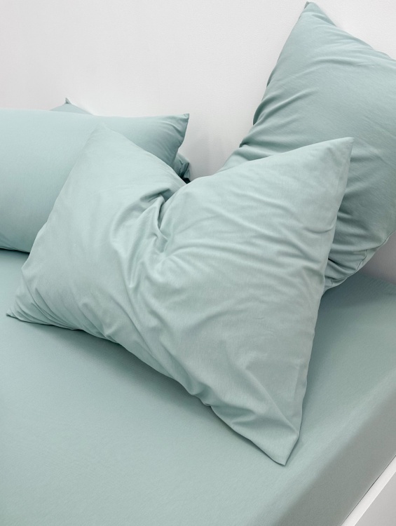 Постельное белье Трикотаж Mineral с простыней на резинке