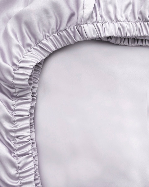 Постельное белье Tencel Lilac Aura с простыней на резинке