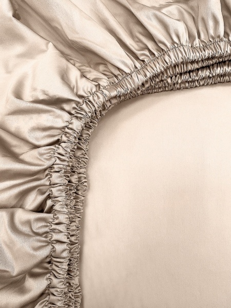 Постельное белье Duetto, Ecru Royal с простыней на резинке