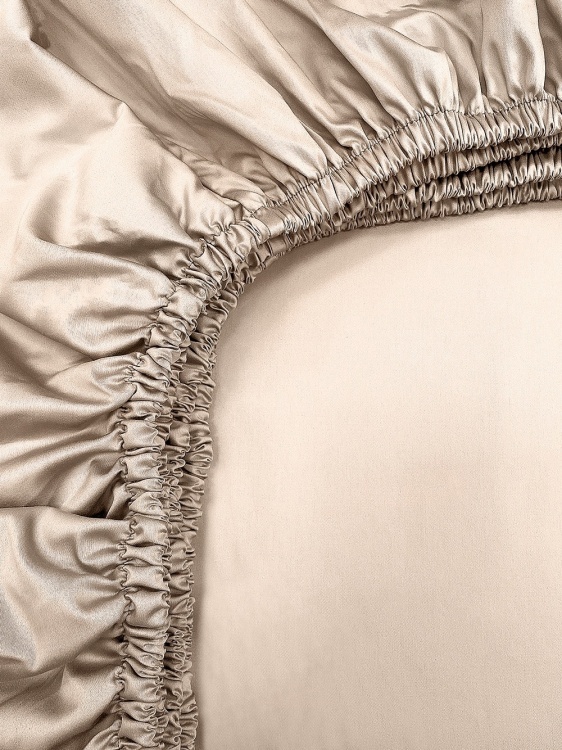 Постельное белье Duetto, Ecru Royal с простыней на резинке