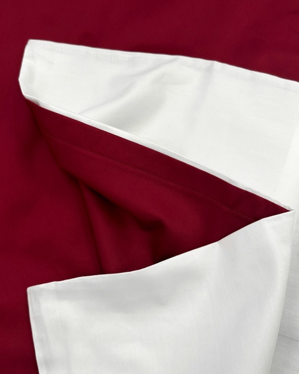 Две наволочки Bordo-White Lux 50х70