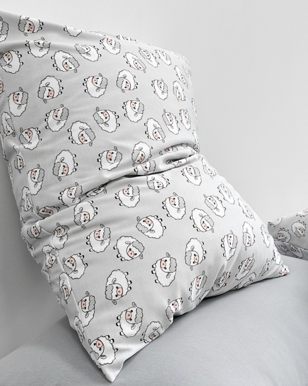 Детское белье трикотаж Sleepy Sheepy с простыней на резинке