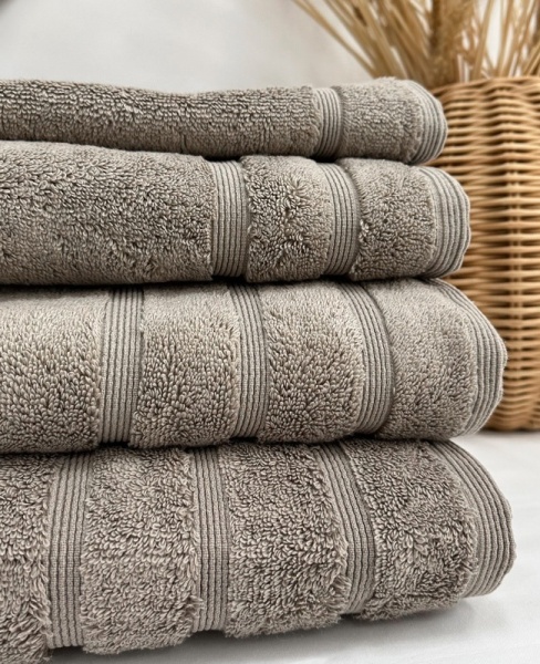 Полотенце из микрокоттона Opus, Кофейное