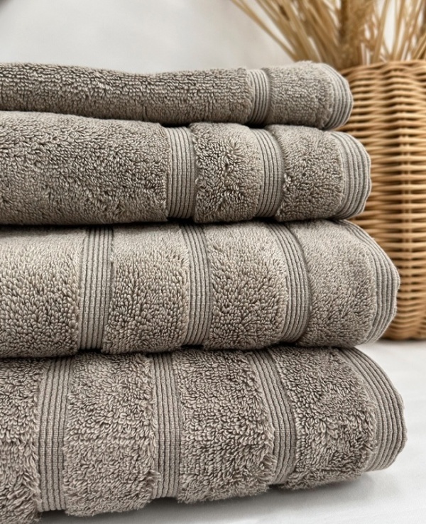 Полотенце из микрокоттона Opus, Кофейное