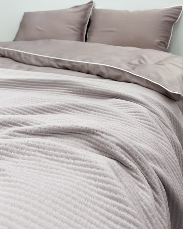 Покрывало-плед Cotton Pearl Grey