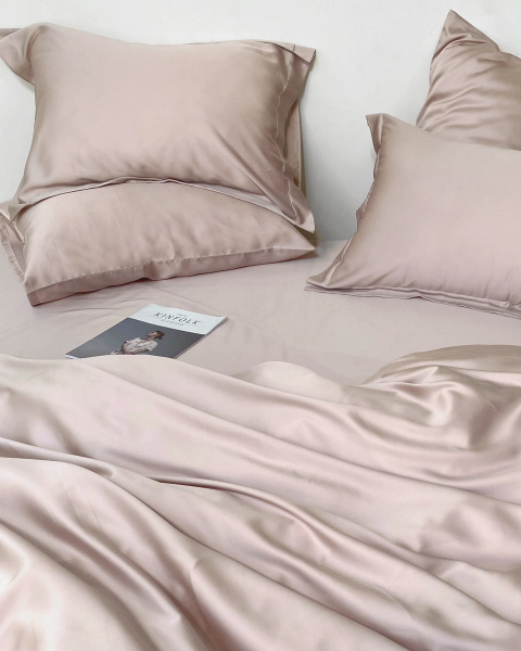 Наволочка Tencel Мокко