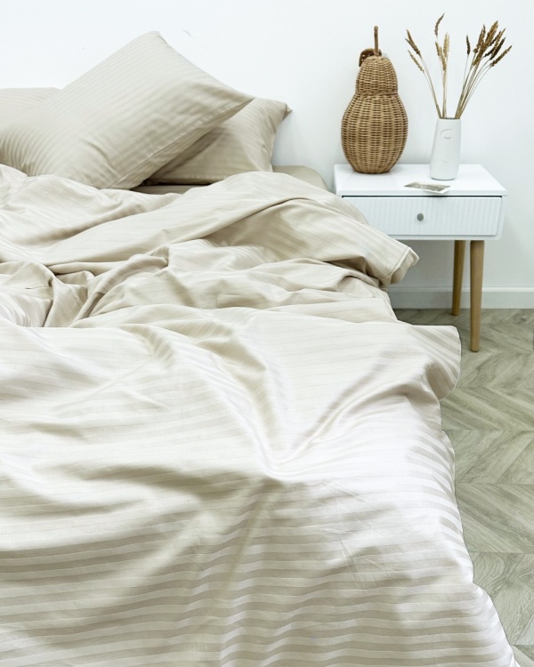 Пододеяльник Stripe Irish Cream Пододеяльник Stripe Irish Cream