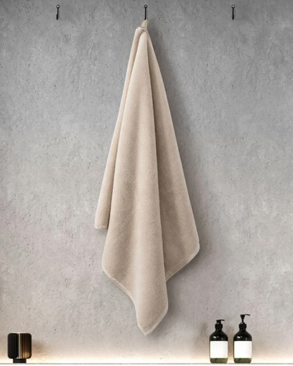 Полотенце из микрокоттона Mora, Кофейное