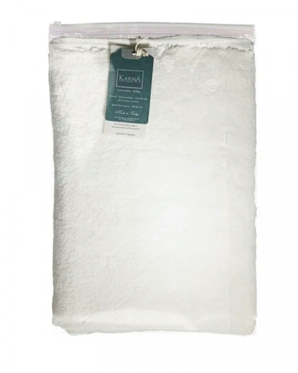 Полотенце из микрокоттона Mora, Кремовое Полотенце из микрокоттона Mora, Кремовое