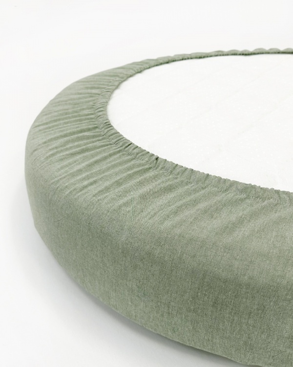 Постельное белье Oliva, washed cotton для круглой кровати