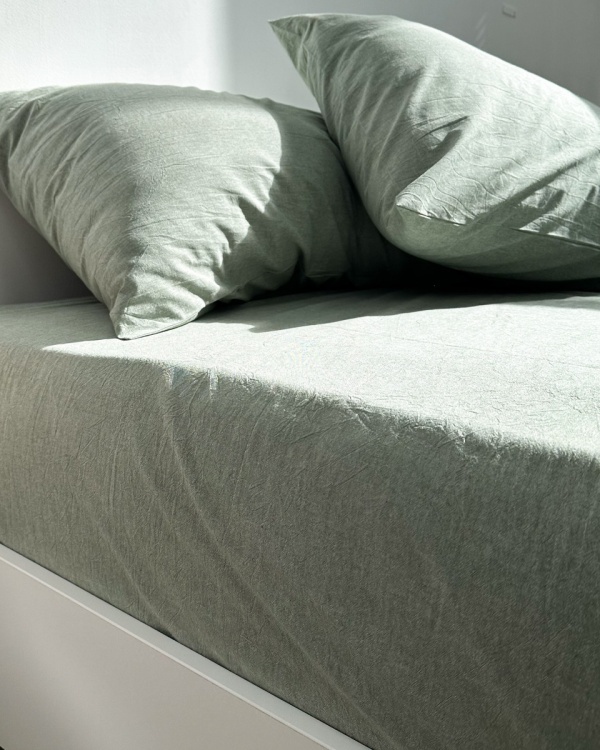 Простыня классическая Oliva, washed cotton Простыня классическая Oliva, washed cotton