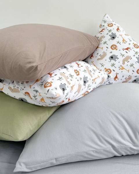 Постельное белье трикотаж Africa с простыней на резинке