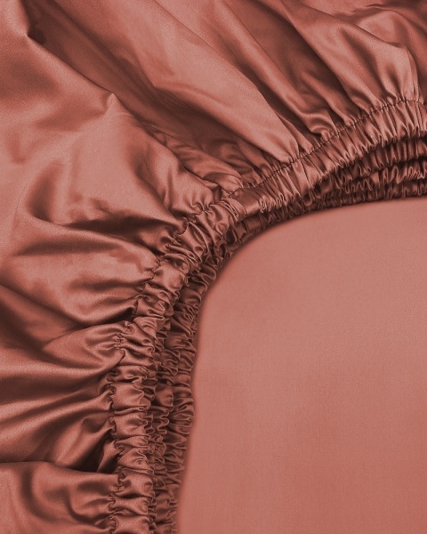 Постельное белье Terracotta Lux с простыней на резинке