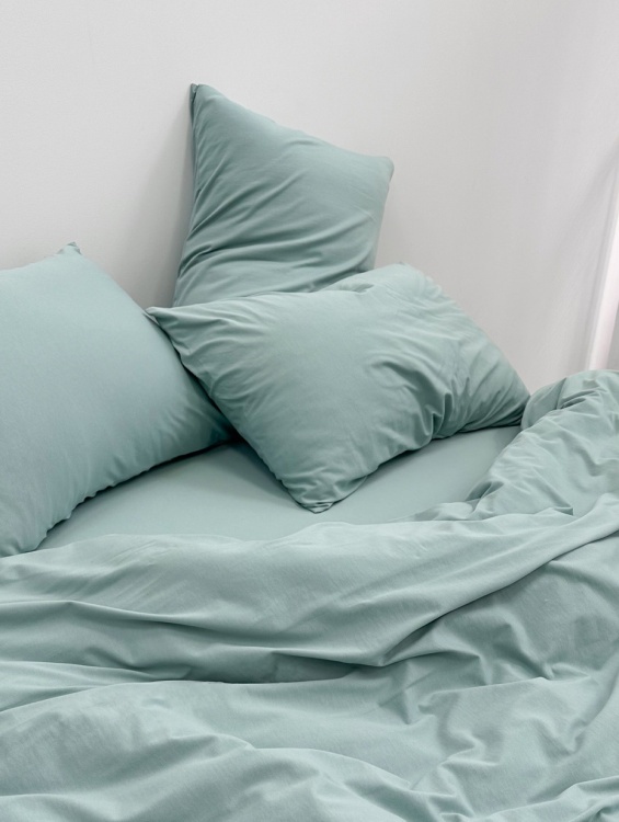 Постельное белье Трикотаж Mineral с простыней на резинке