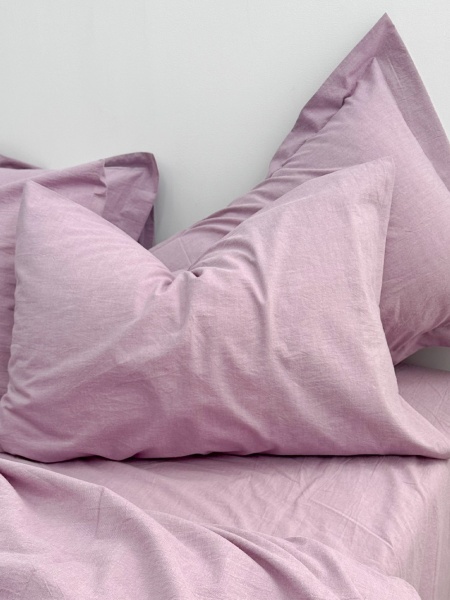 Постельное белье Berry Yogurt, washed cotton