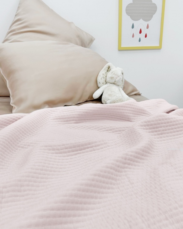 Детское покрывало-плед Cotton Powder Pink