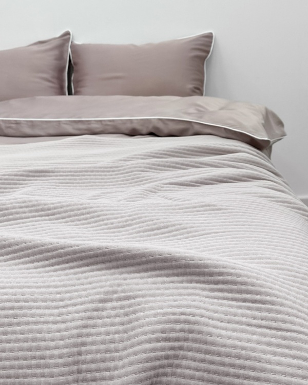 Покрывало-плед Cotton Pearl Grey