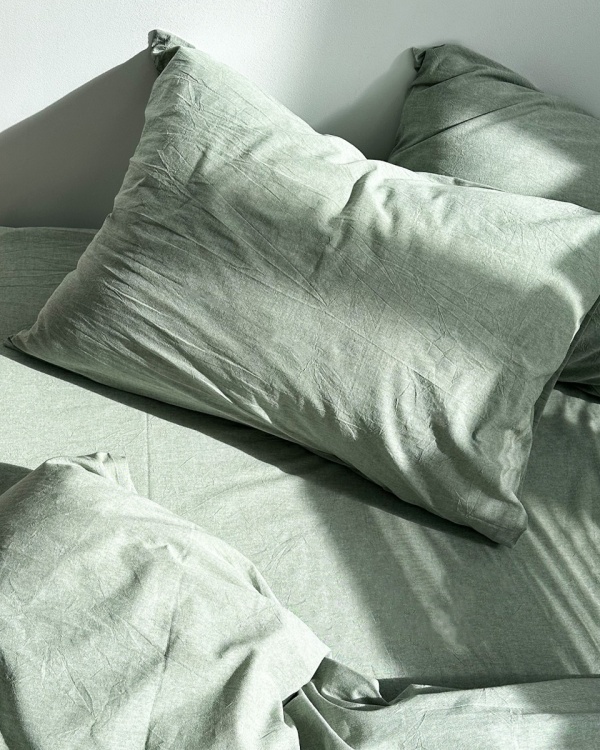 Простыня классическая Oliva, washed cotton Простыня классическая Oliva, washed cotton