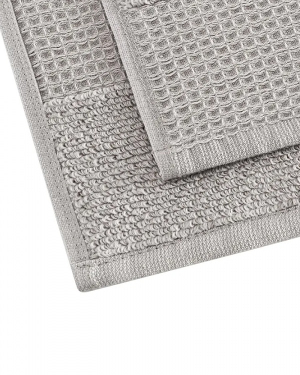 Полотенце двустороннее Truva, Серое