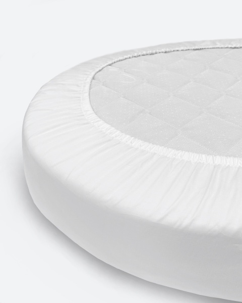 Постельное белье White Lux для круглой кровати