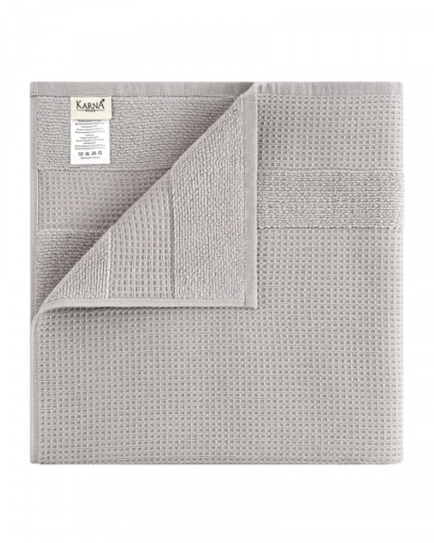 Полотенце двустороннее Truva, Серое