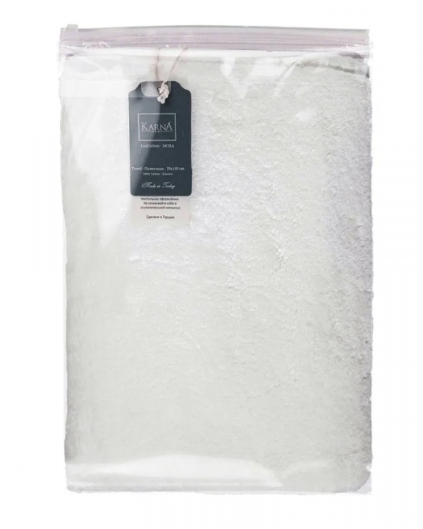Полотенце из микрокоттона Mora, Белое