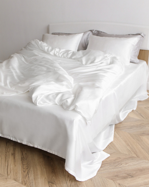 Постельное белье Белый тенсел