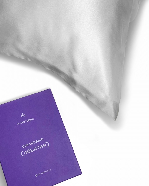 Наволочка Silk Silver Наволочка Silk Silver