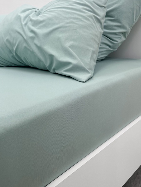 Постельное белье Трикотаж Mineral с простыней на резинке