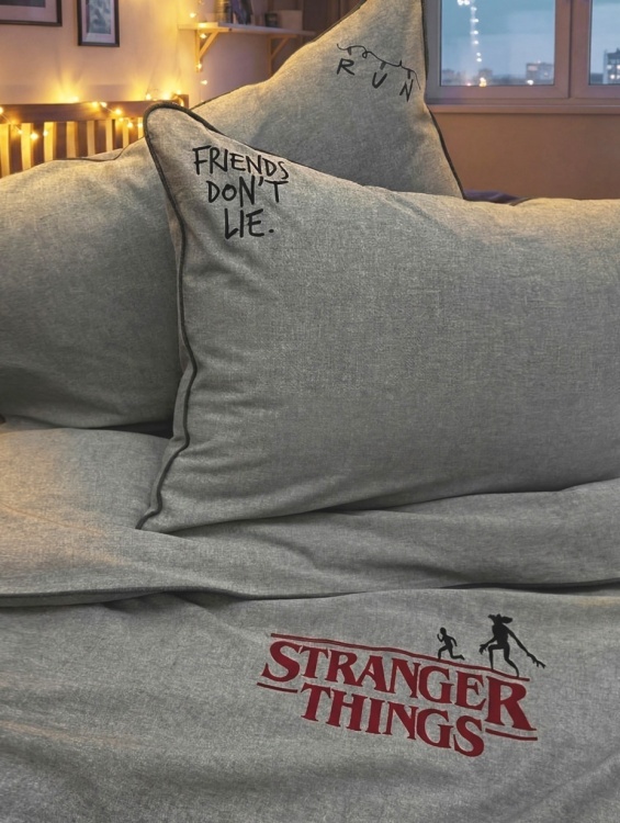 Постельное белье Stranger Things, washed cotton