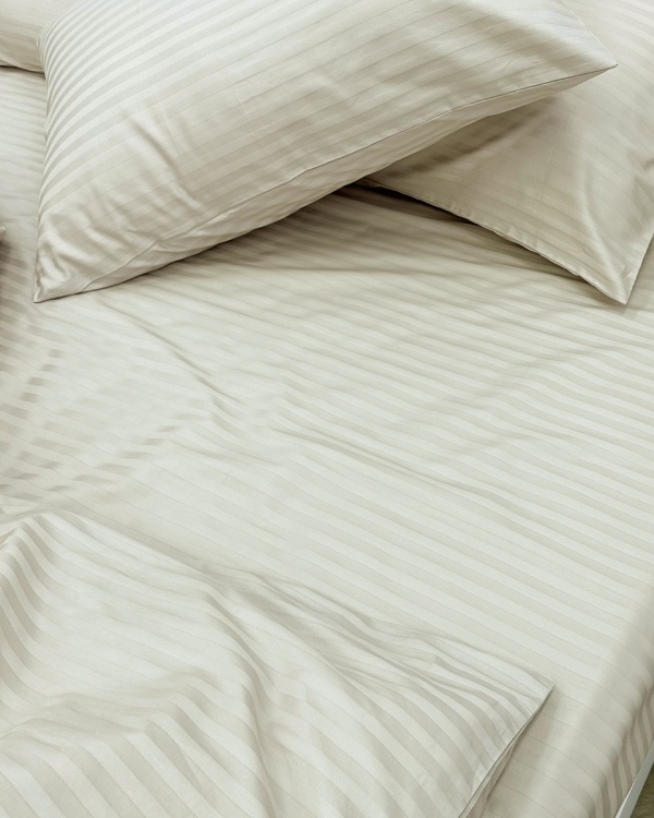 Простыня классическая Stripe Irish Cream Простыня классическая Stripe Irish Cream