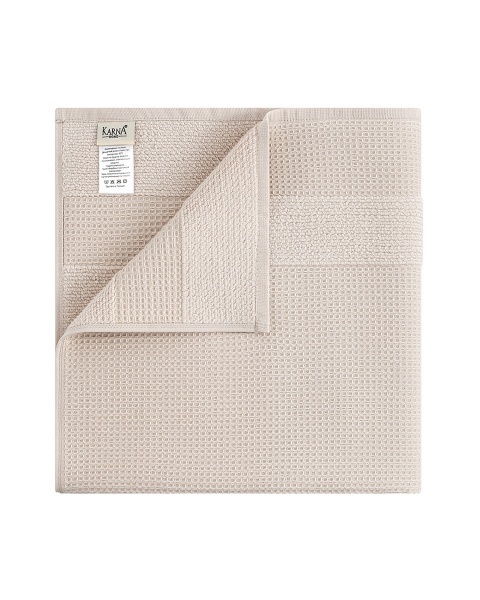 Полотенце двустороннее Truva, Бежевое