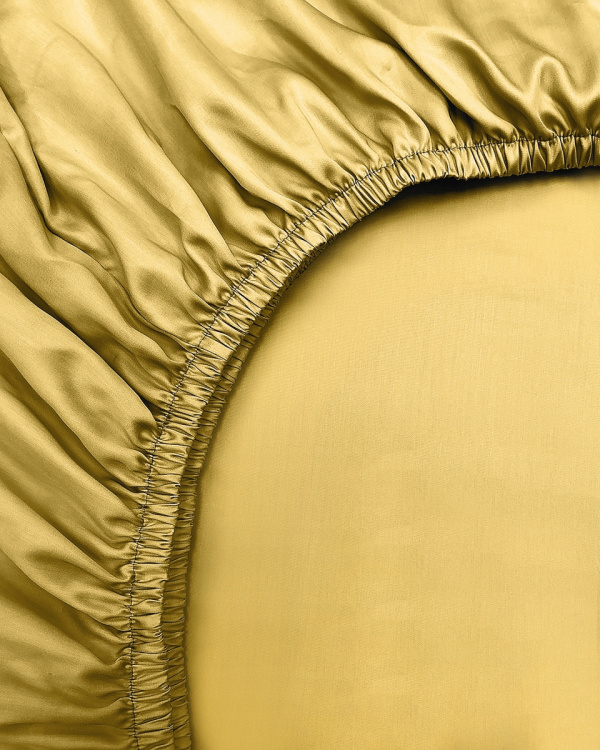 Постельное белье Tencel Honey с простыней на резинке