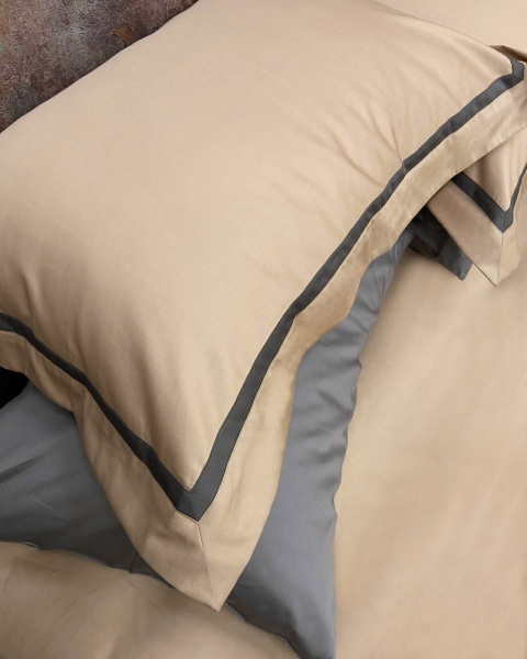 Постельное белье Mercury, Sand с простыней на резинке