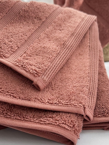 Полотенце из микрокоттона Opus Flame Horse, Терракотовое